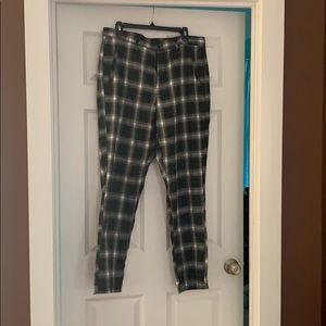 Men’s Plaid Shein Pants